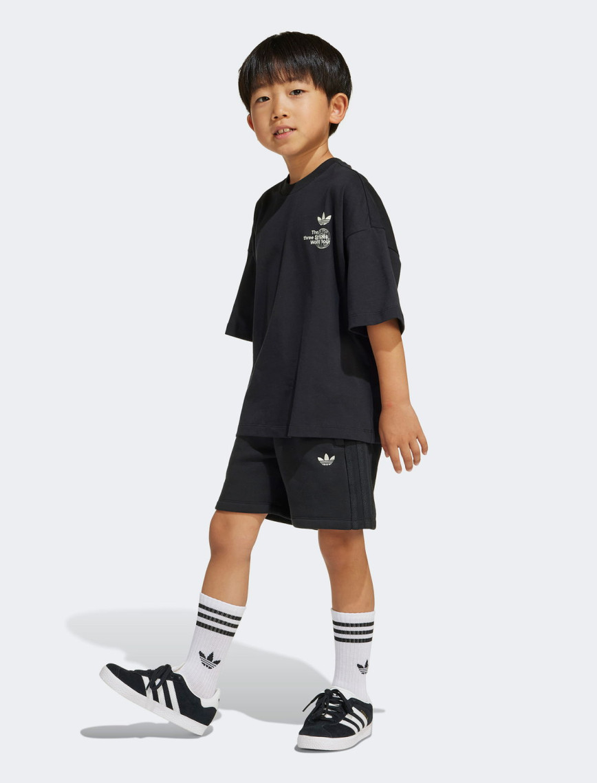 adidas Originals Çocuk Siyah Şort Takım adidas Originals Çocuk Siyah Şort Takım