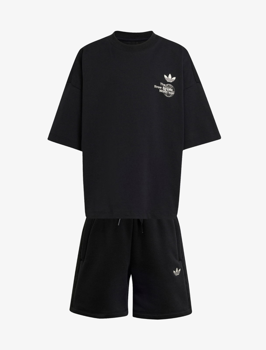 adidas Originals Çocuk Siyah Şort Takım adidas Originals Çocuk Siyah Şort Takım