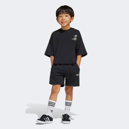 adidas Originals Çocuk Siyah Şort Takım adidas Originals Çocuk Siyah Şort Takım