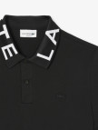 Lacoste Erkek Slim Fit Baskılı Siyah Polo Lacoste Erkek Slim Fit Baskılı Siyah Polo