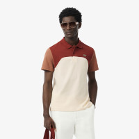 Lacoste Erkek Regular Fit Renk Bloklu Bej Polo Lacoste Erkek Regular Fit Renk Bloklu Bej Polo