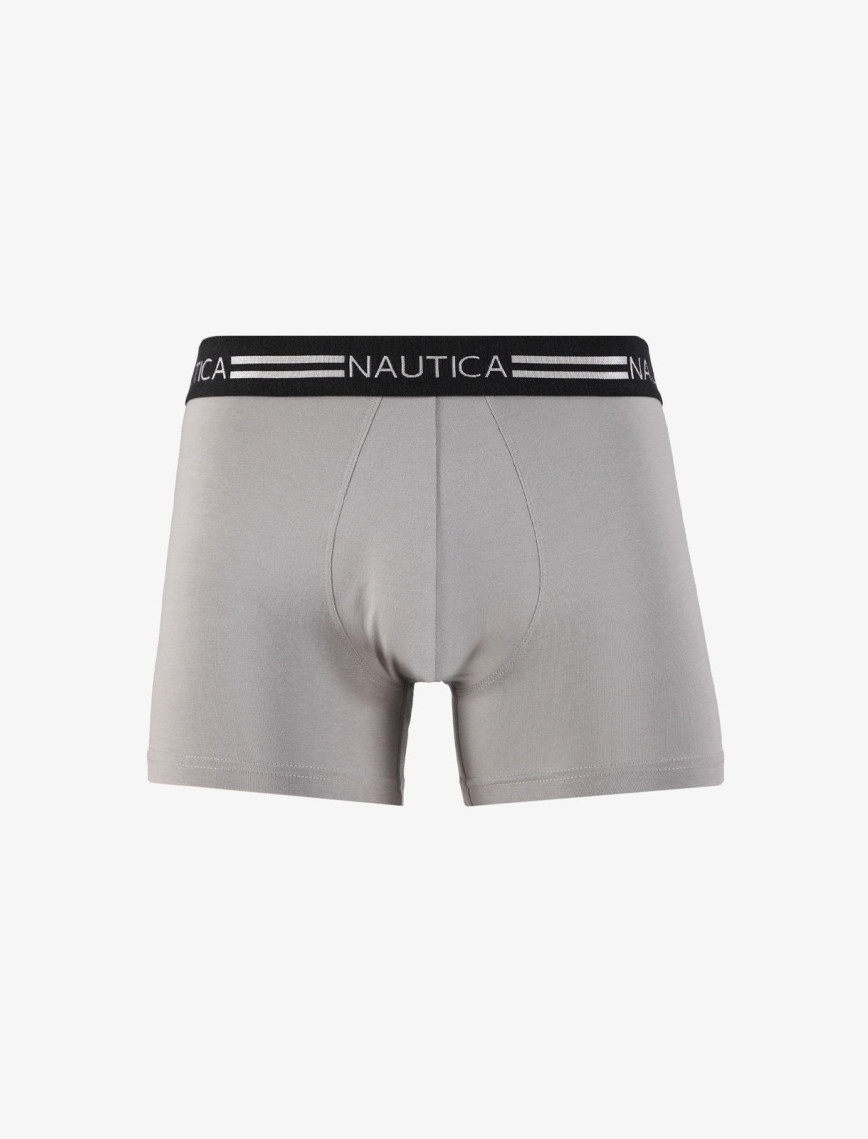 Nautica Erkek Gri Standart Fit 3'lü Boxer
