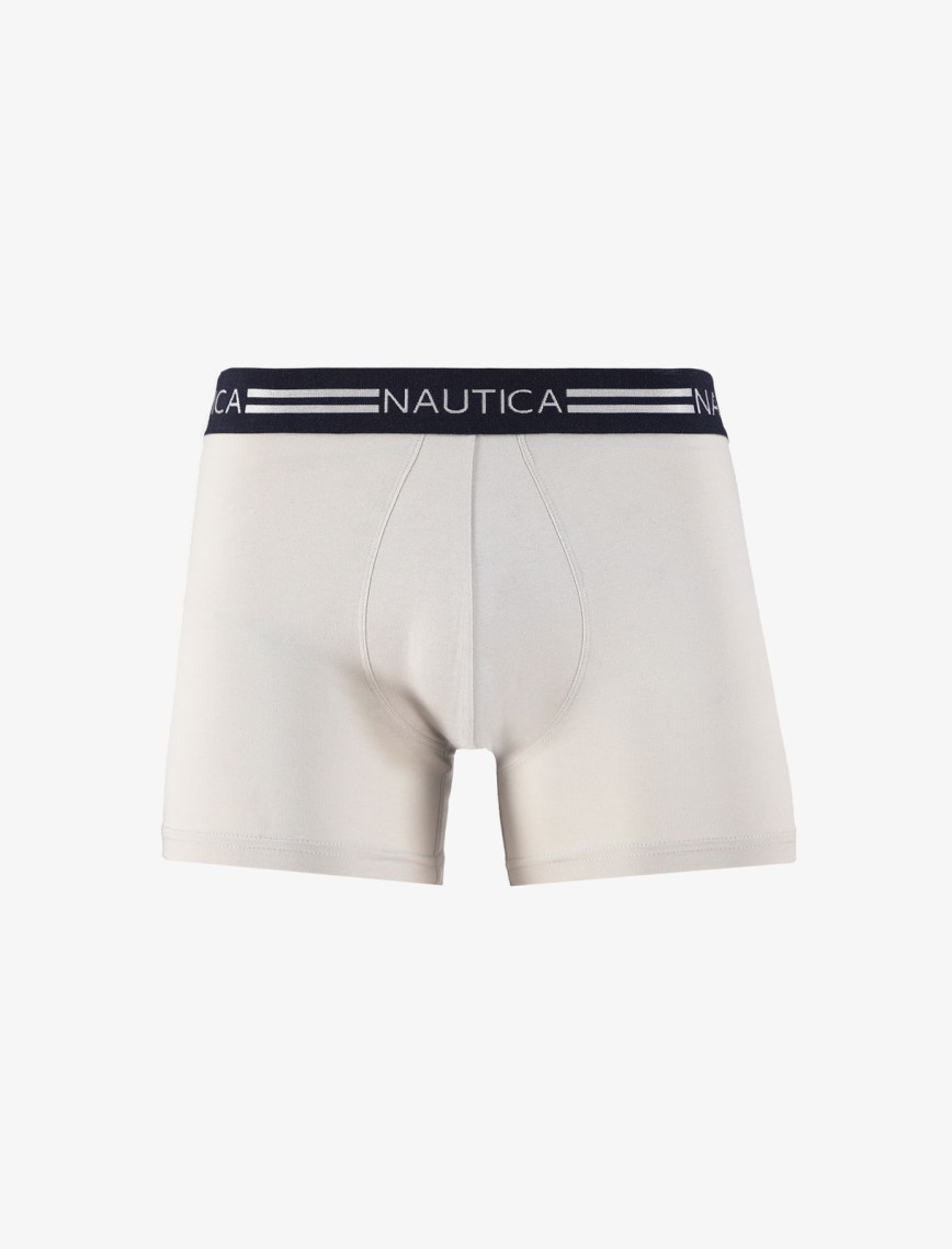Nautica Erkek Gri Standart Fit 3'lü Boxer