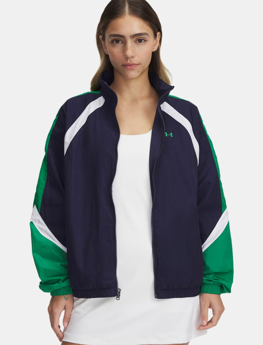 Under Armour Icon Crinkle Track Kadın Lacivert Ceket Under Armour Icon Crinkle Track Kadın Lacivert Ceket