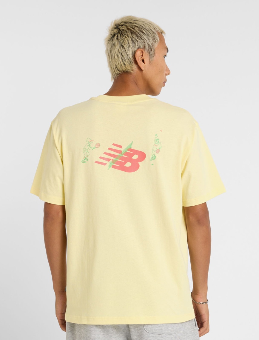 New Balance MT51903 Erkek Sarı T-Shirt