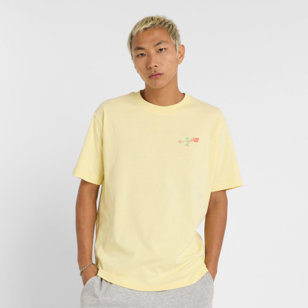 New Balance MT51903 Erkek Sarı T-Shirt