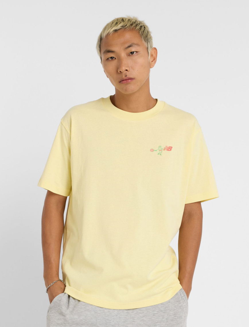 New Balance MT51903 Erkek Sarı T-Shirt