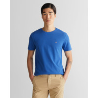 GANT Erkek Mavi Slim Fit Bisiklet Yaka T-Shirt GANT Erkek Mavi Slim Fit Bisiklet Yaka T-Shirt