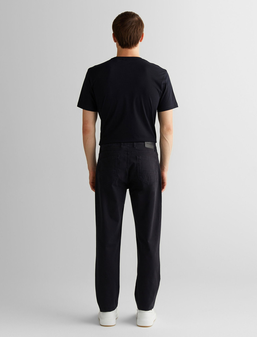 GANT Erkek Siyah Regular Fit Pantolon