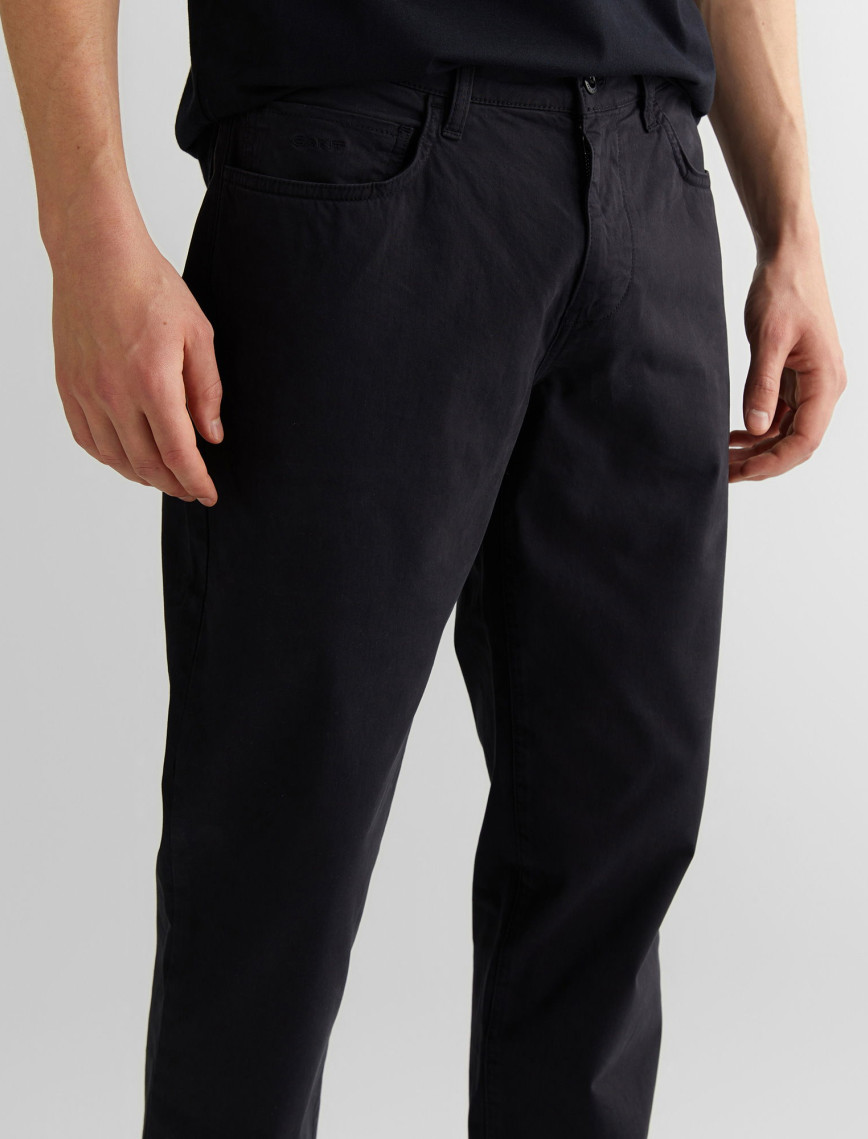GANT Erkek Siyah Regular Fit Pantolon
