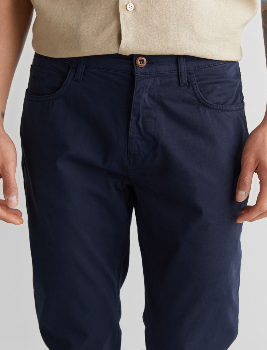 GANT Erkek Lacivert Regular Fit Pantolon GANT Erkek Lacivert Regular Fit Pantolon