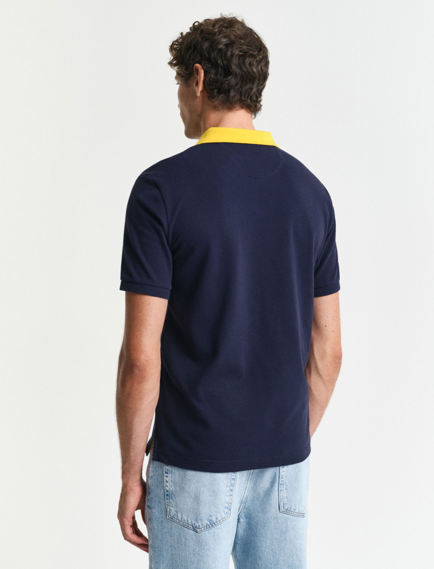 GANT Erkek Lacivert Regular Fit Polo GANT Erkek Lacivert Regular Fit Polo