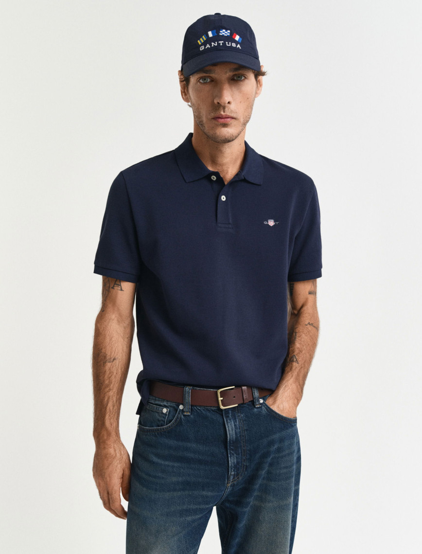GANT Erkek Krem Regular Fit Polo GANT Erkek Krem Regular Fit Polo