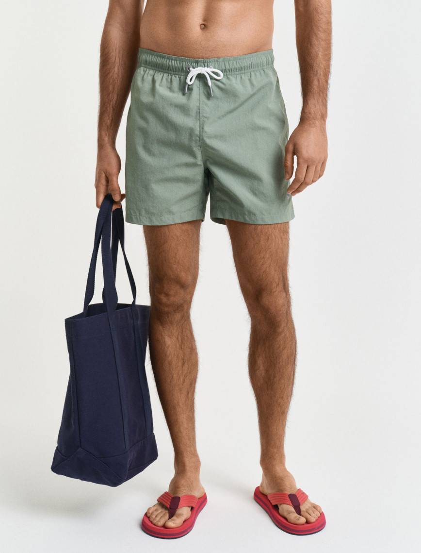 GANT Erkek Yeşil Regular Fit Mayo Şort GANT Erkek Yeşil Regular Fit Mayo Şort