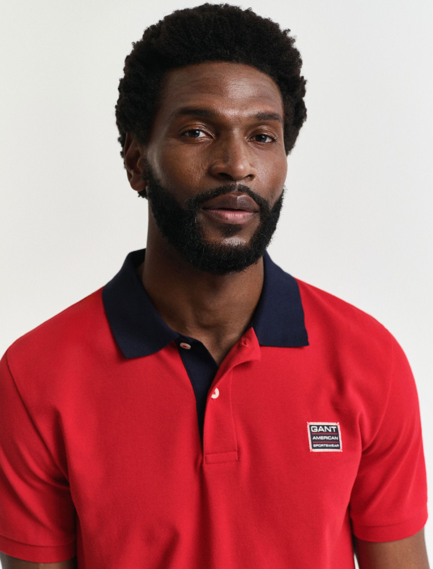 GANT Erkek Kırmızı Regular Fit Polo GANT Erkek Kırmızı Regular Fit Polo