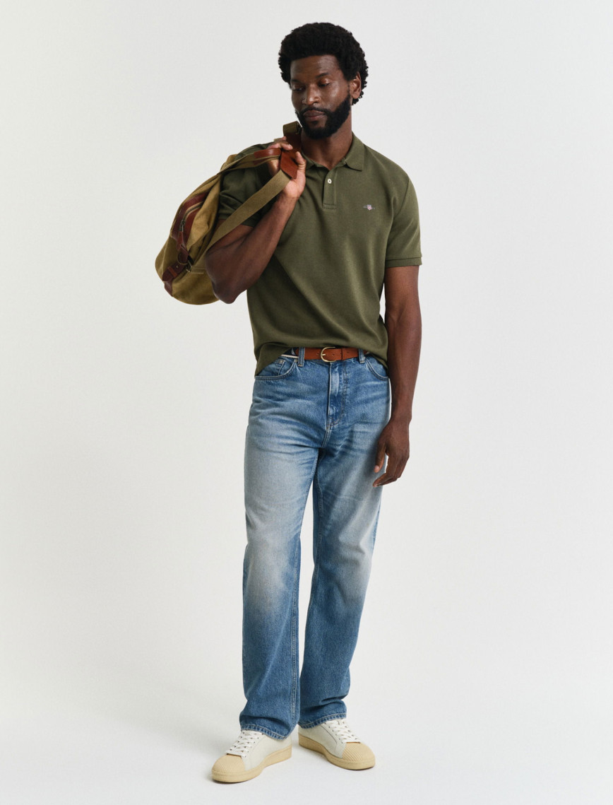 GANT Erkek Yeşil Regular Fit Polo GANT Erkek Yeşil Regular Fit Polo