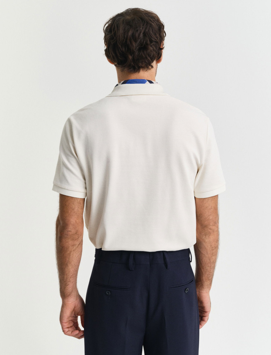 GANT Erkek Krem Regular Fit Polo GANT Erkek Krem Regular Fit Polo
