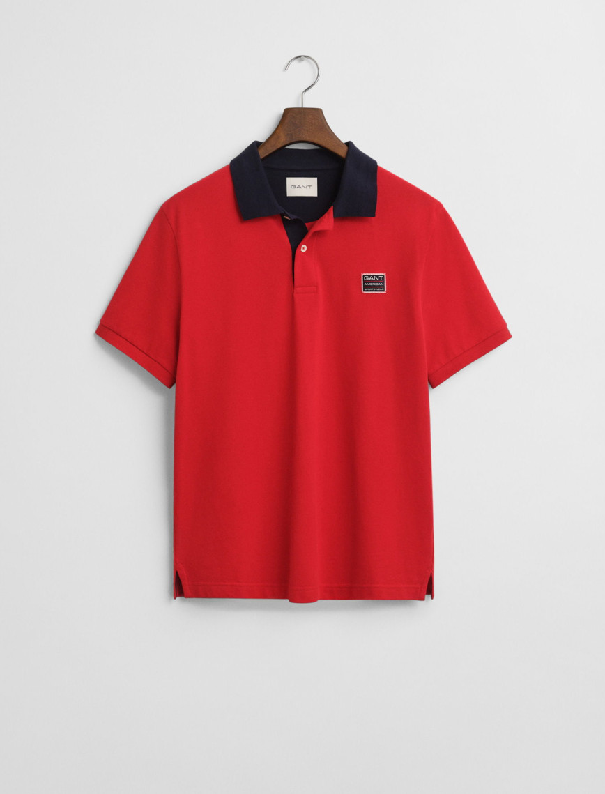 GANT Erkek Kırmızı Regular Fit Polo GANT Erkek Kırmızı Regular Fit Polo