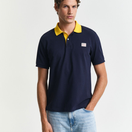 GANT Erkek Lacivert Regular Fit Polo GANT Erkek Lacivert Regular Fit Polo
