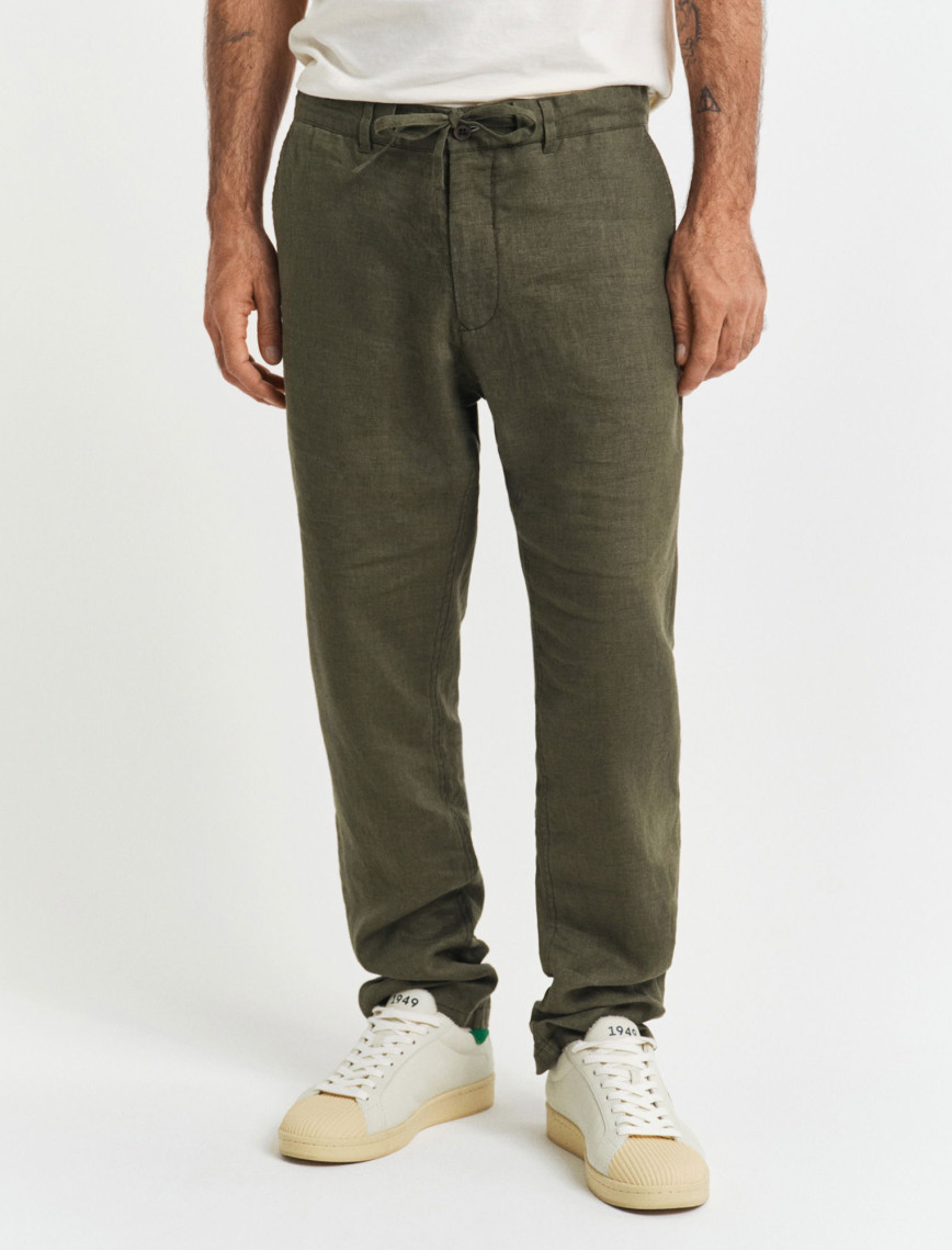 GANT Erkek Yeşil Relaxed Fit Pantolon GANT Erkek Yeşil Relaxed Fit Pantolon