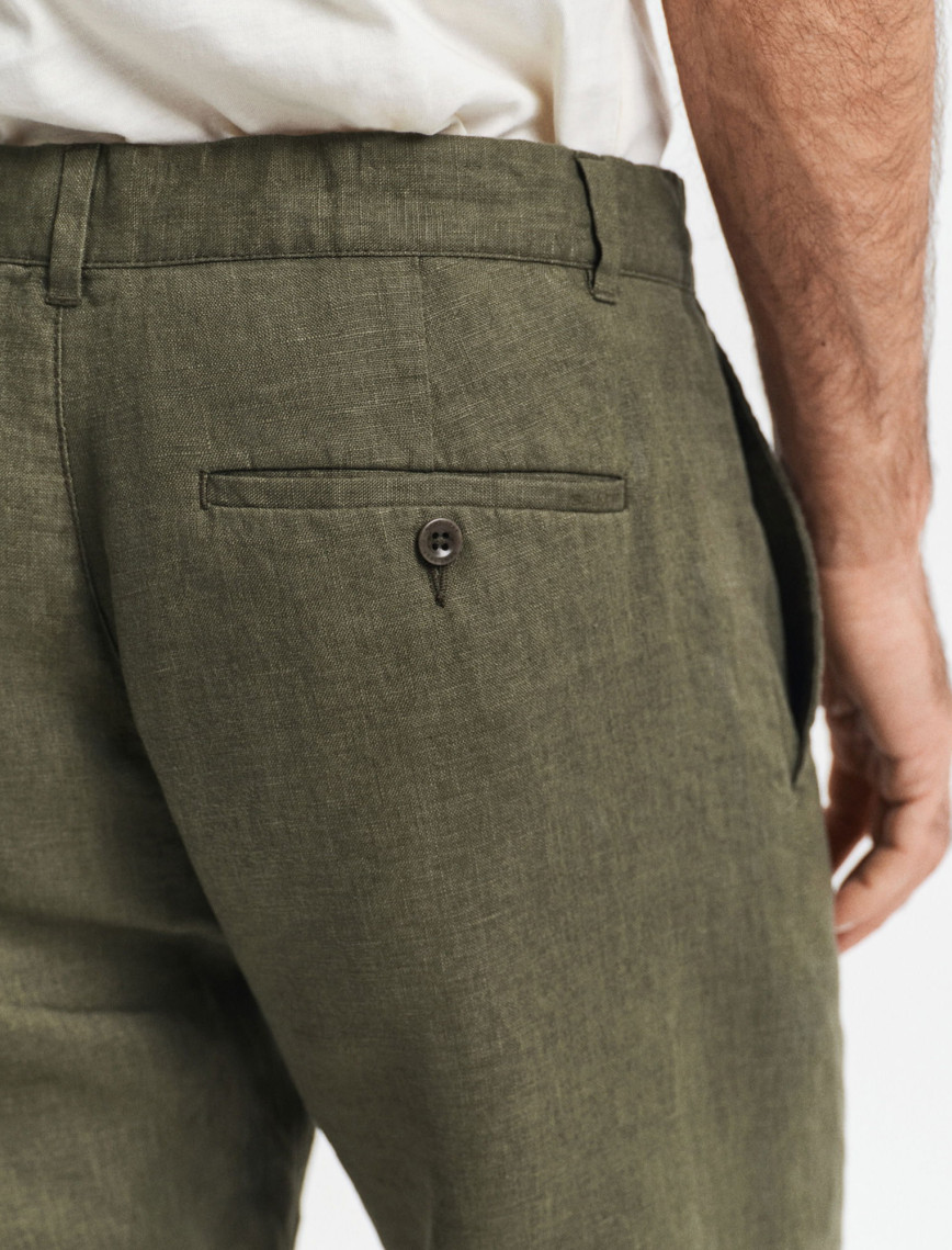 GANT Erkek Yeşil Relaxed Fit Pantolon GANT Erkek Yeşil Relaxed Fit Pantolon
