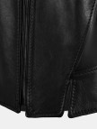 Kadın Siyah Deri Biker Ceket