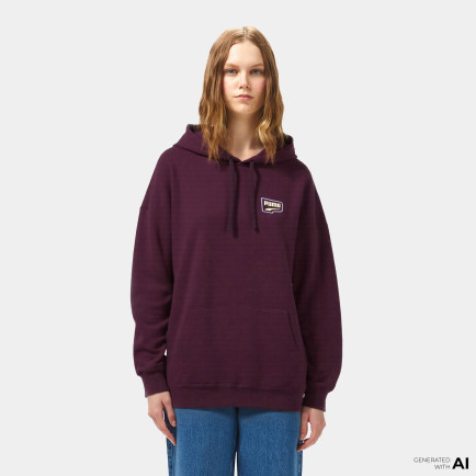 Puma Downtown Oversized Hoodie Kadın Mor Hoodie Puma Downtown Oversized Hoodie Kadın Mor Hoodie