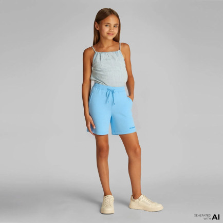 Les Benjamins Essential Çocuk Mavi Şort Les Benjamins Essential Çocuk Mavi Şort