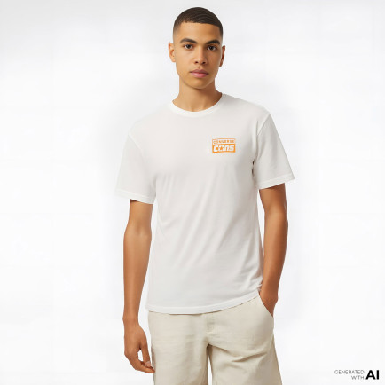 Converse Erkek Grafik Baskılı Beyaz T-Shirt Converse Erkek Grafik Baskılı Beyaz T-Shirt