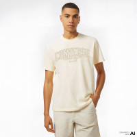 Converse Kadın Baskılı Krem T-Shirt Converse Kadın Baskılı Krem T-Shirt