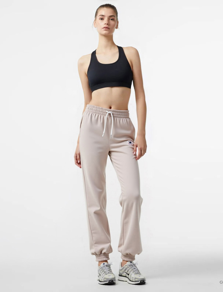 Converse Chuck Taylor Kadın Loose Fit Bej Eşofman Altı Converse Chuck Taylor Kadın Loose Fit Bej Eşofman Altı