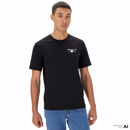 Converse Erkek Grafik Baskılı Siyah T-Shirt Converse Erkek Grafik Baskılı Siyah T-Shirt