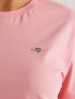 GANT Kadın Pembe Regular Fit Bisiklet Yaka T-Shirt GANT Kadın Pembe Regular Fit Bisiklet Yaka T-Shirt