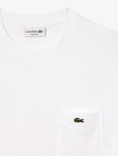 Lacoste Erkek Classic Fit Bisiklet Yaka Beyaz Cepli T-Shirt Lacoste Erkek Classic Fit Bisiklet Yaka Beyaz Cepli T-Shirt