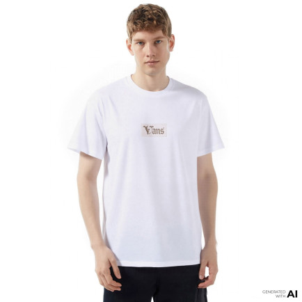 Vans Garden Oversized Ss Kadın Beyaz T-Shirt Vans Garden Oversized Ss Kadın Beyaz T-Shirt