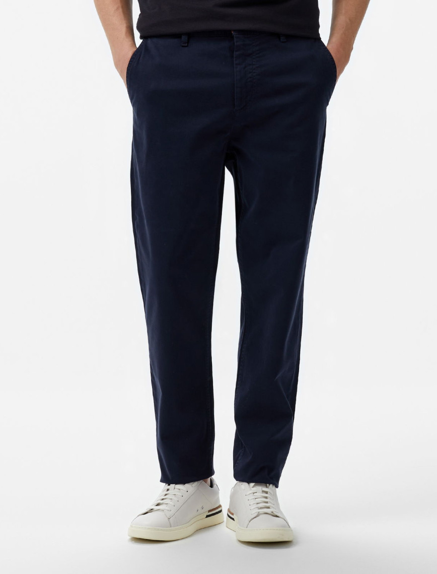 Boss Chino Tapered Erkek Mavi Pantolon Boss Chino Tapered Erkek Mavi Pantolon