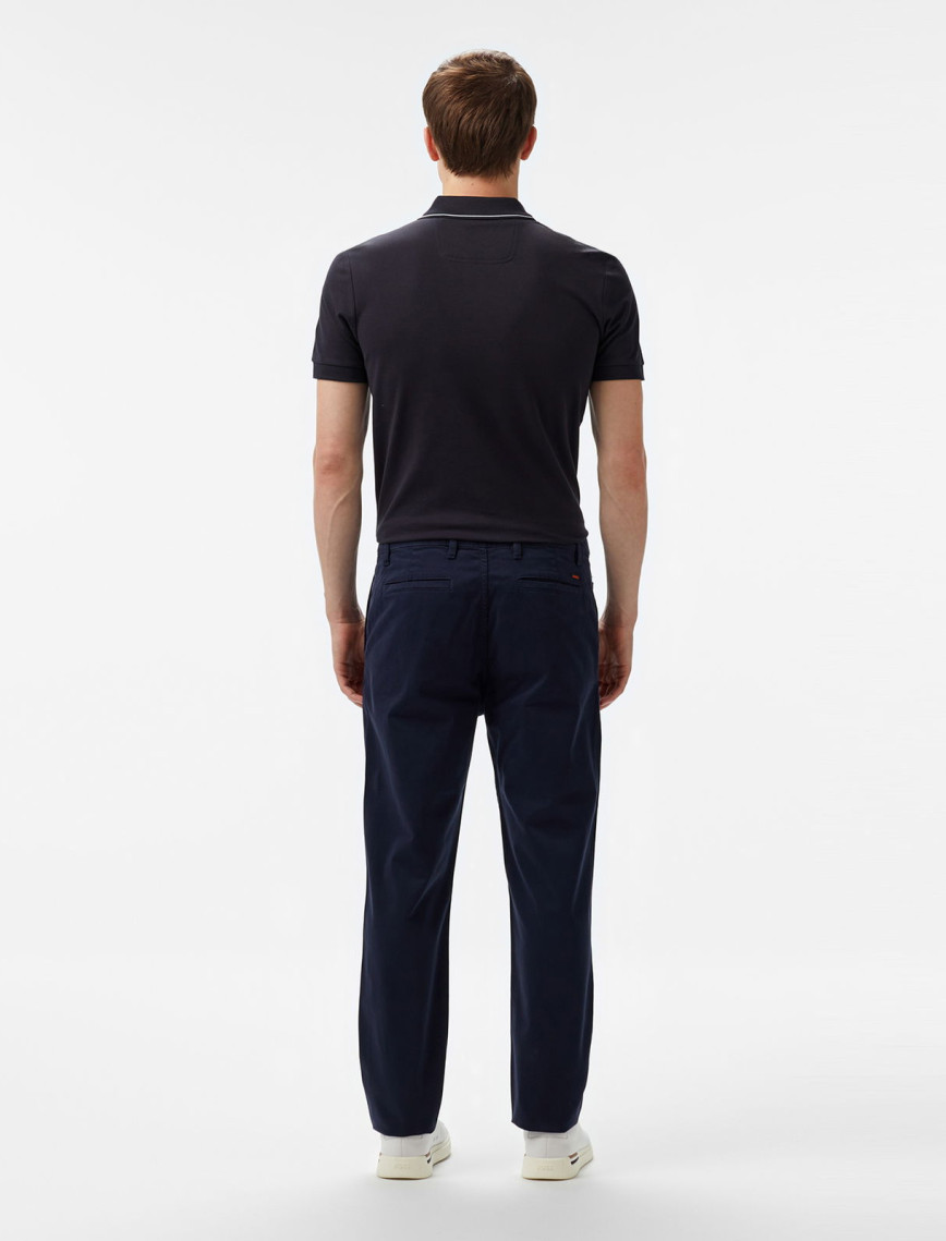 Boss Chino Tapered Erkek Mavi Pantolon Boss Chino Tapered Erkek Mavi Pantolon