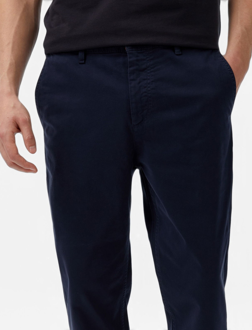 Boss Chino Tapered Erkek Mavi Pantolon Boss Chino Tapered Erkek Mavi Pantolon