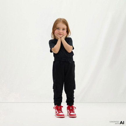 Les Benjamins 401 Çocuk Siyah Eşofman Altı Les Benjamins 401 Çocuk Siyah Eşofman Altı