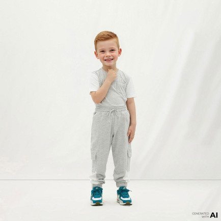 Les Benjamins 403 Çocuk Gri Eşofman Altı Les Benjamins 403 Çocuk Gri Eşofman Altı