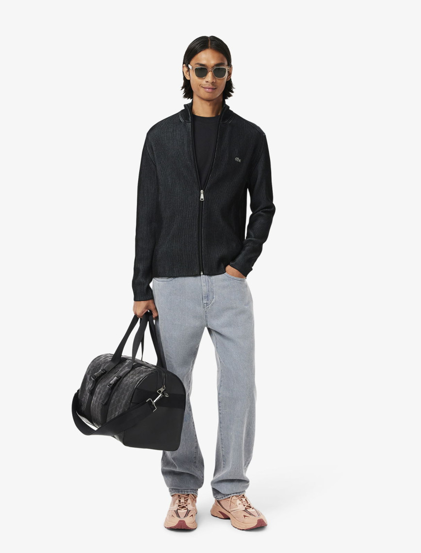 Lacoste Erkek Classic Fit Bisiklet Yaka Siyah T-Shirt