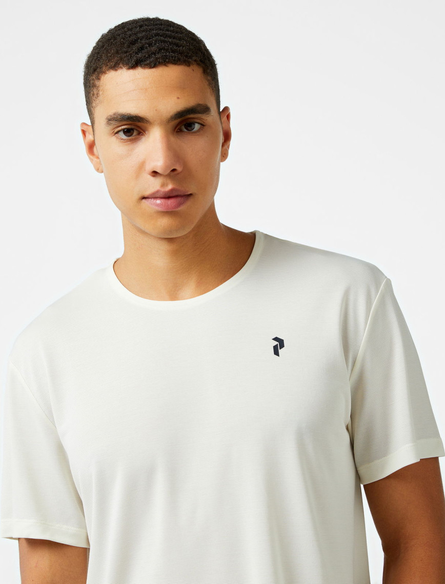 Peak Performance Delta Erkek Beyaz Antrenman T-Shirt Peak Performance Delta Erkek Beyaz Antrenman T-Shirt