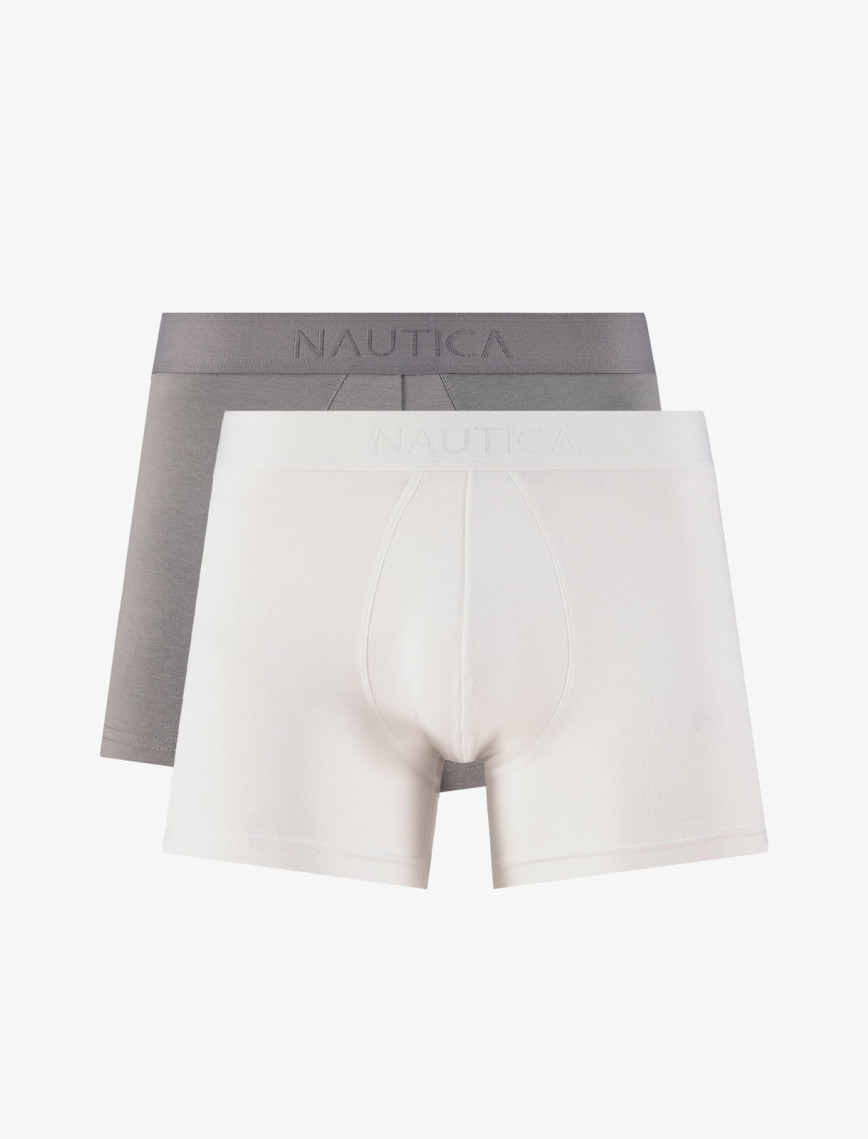 Nautica Erkek Gri Standart Fit 2'li Boxer Nautica Erkek Gri Standart Fit 2'li Boxer