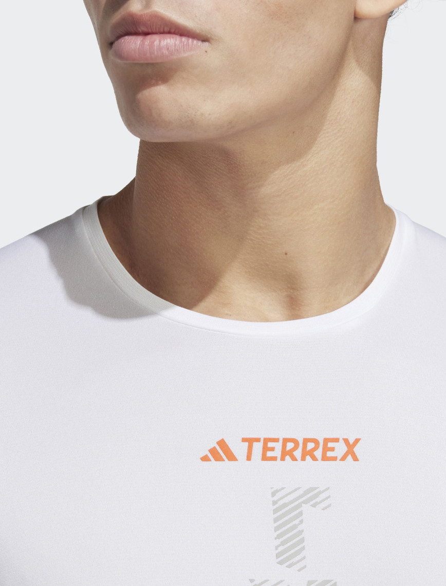 adidas Agravic Trail Erkek Beyaz Koşu T-Shirt adidas Agravic Trail Erkek Beyaz Koşu T-Shirt