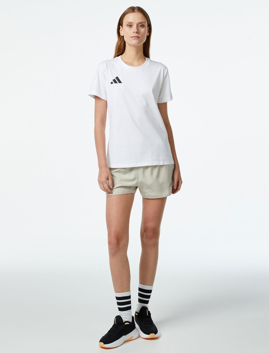 Adidas Team Türkiye Kadın Beyaz T-Shirt Adidas Team Türkiye Kadın Beyaz T-Shirt