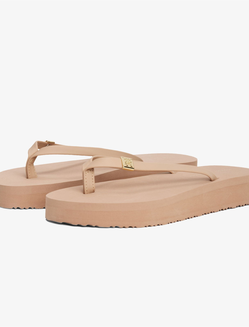 Tommy Hilfiger Elevated Chic Beach Kadın Bej Terlik Tommy Hilfiger Elevated Chic Beach Kadın Bej Terlik