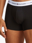 Tommy Hilfiger 3'lü Trunk Erkek Siyah Boxer Tommy Hilfiger 3'lü Trunk Erkek Siyah Boxer