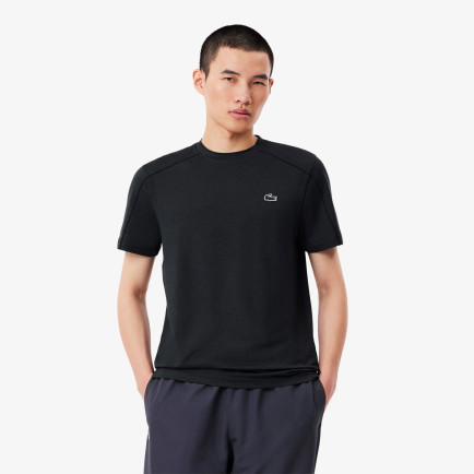 Lacoste Classic Erkek Siyah Tenis T-Shirt Lacoste Classic Erkek Siyah Tenis T-Shirt