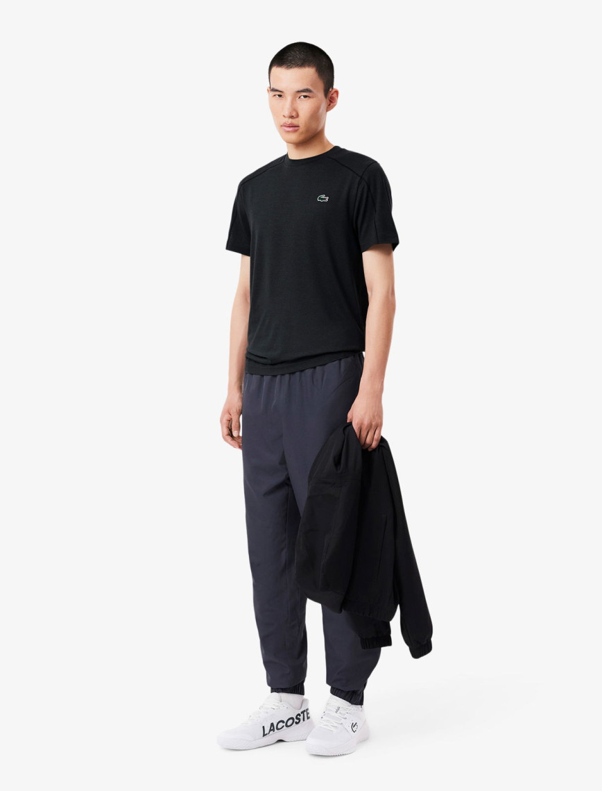 Lacoste Classic Erkek Siyah Tenis T-Shirt Lacoste Classic Erkek Siyah Tenis T-Shirt