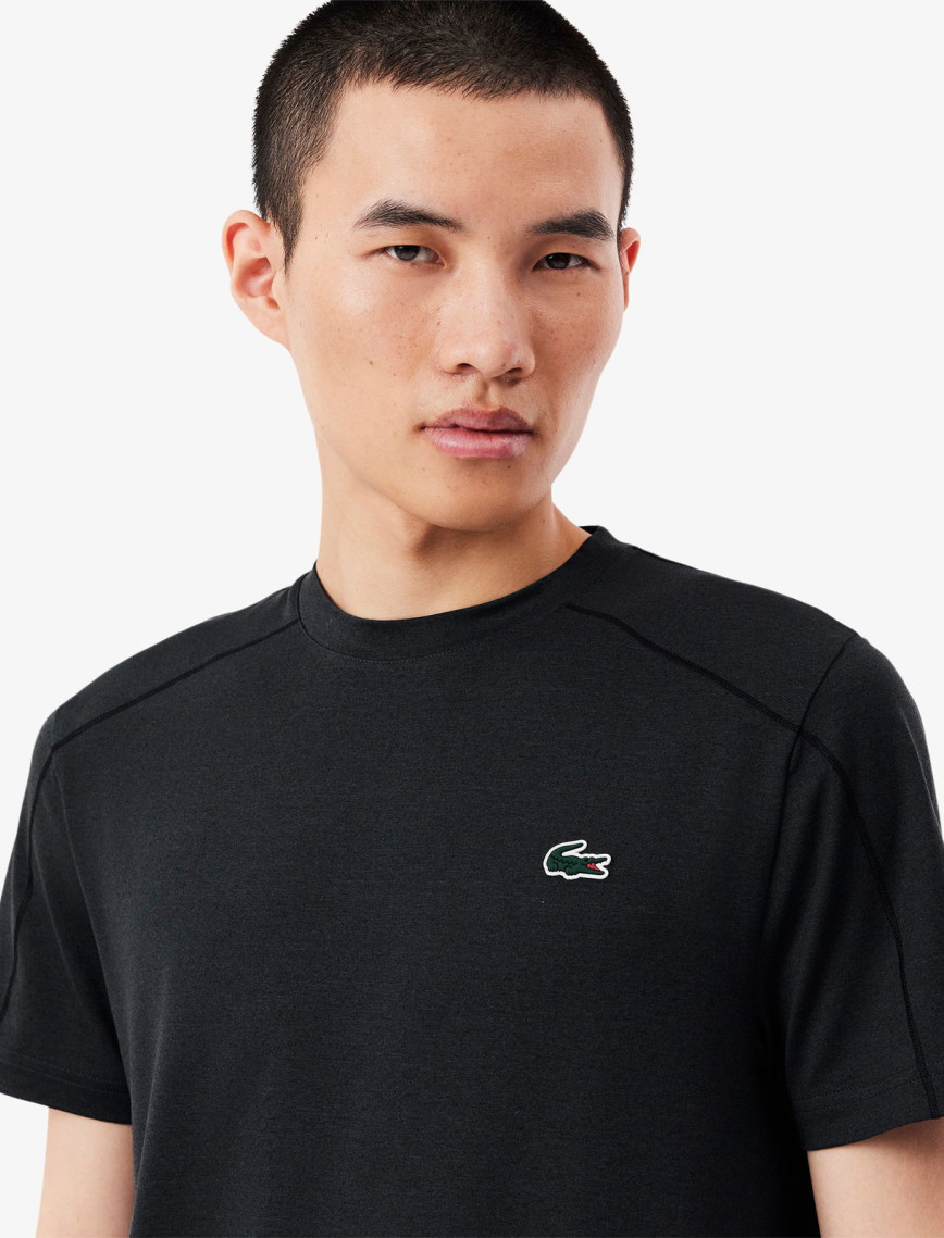Lacoste Classic Erkek Siyah Tenis T-Shirt Lacoste Classic Erkek Siyah Tenis T-Shirt